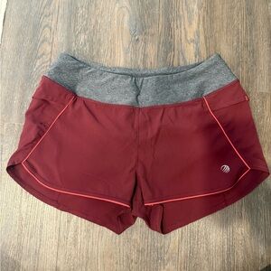 Maroon and Gray MPG Sport Shorts Size Small